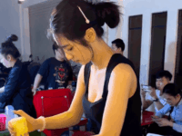 미모의 팟타이파는 푸잉